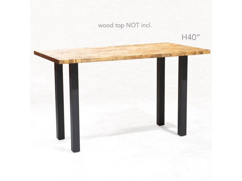 SS1080 rectangular bar height pub table legs