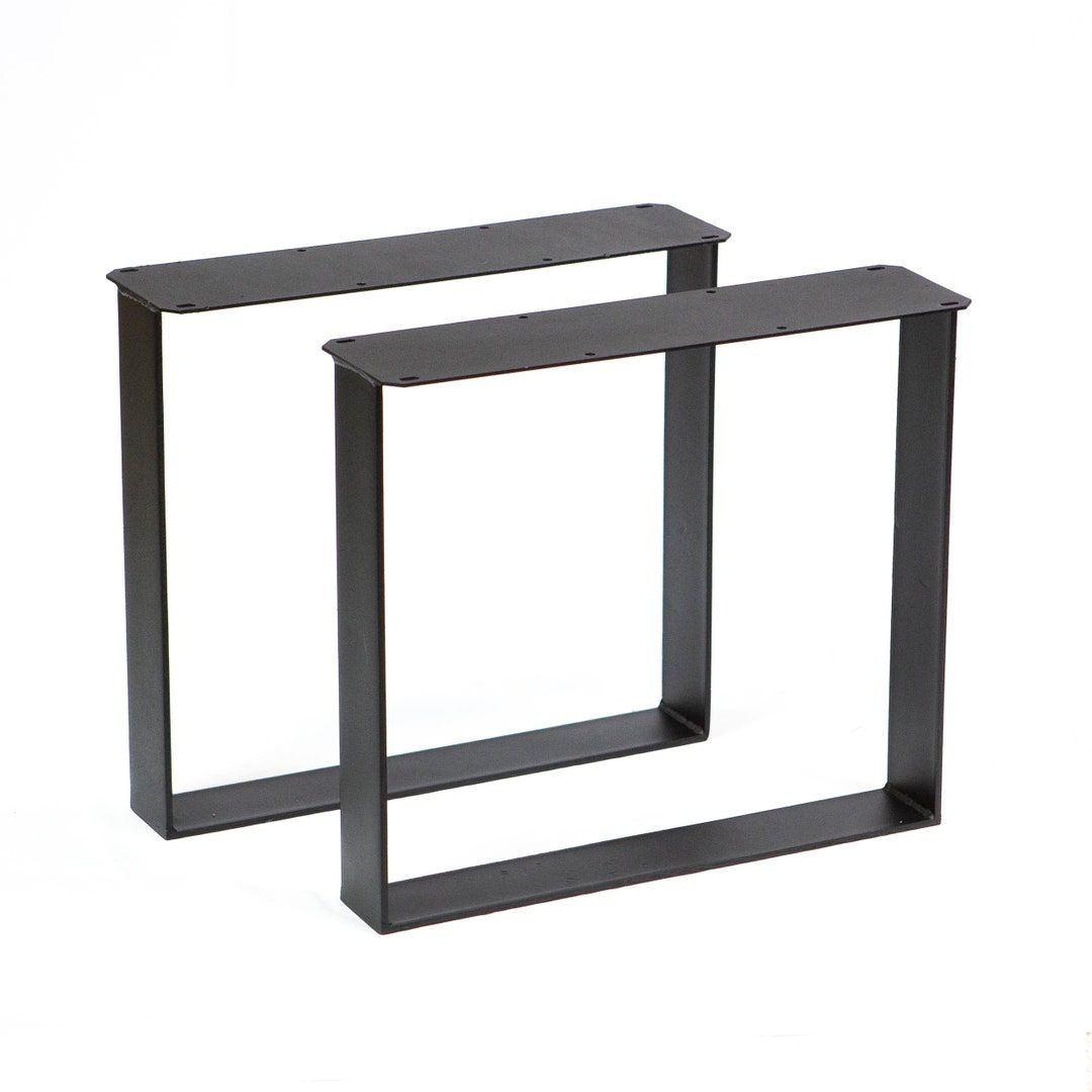 H 28 Inch, Flat Iron Coffee Table Legs, 1 Pair, U Shape W5040D Etsy
