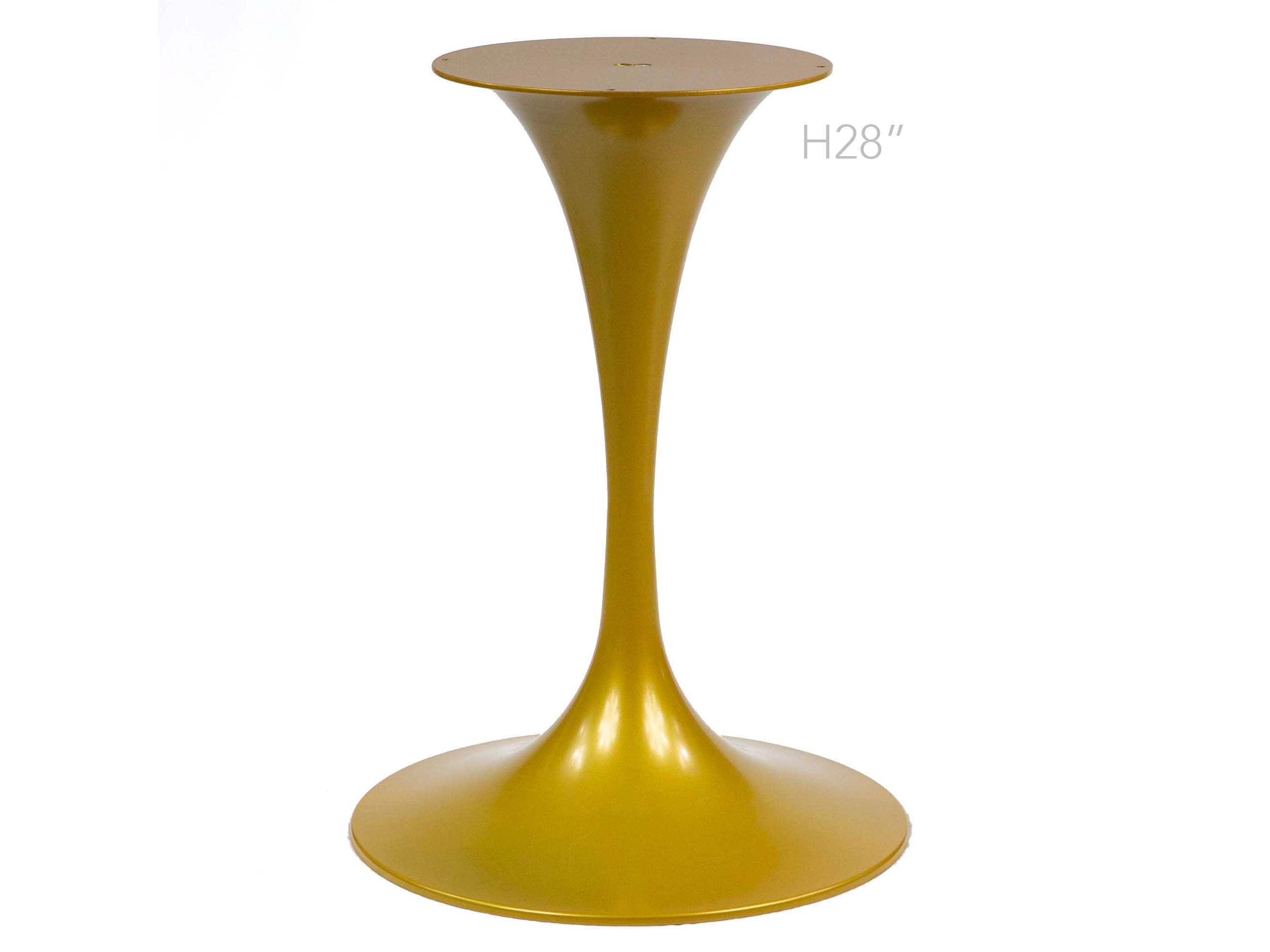 H 28 Inch, Tulip Dining Table Base, Brass Color #LK2028G - Etsy