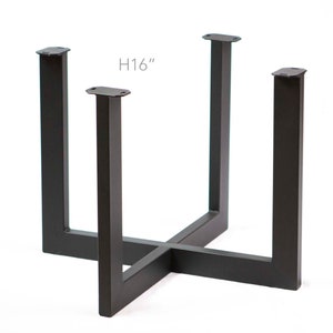 H 16 inch, Coffee Table Base for Round or Square Table, 1 Set, #SS1420