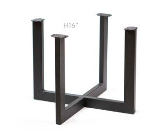 H 16 inch, Coffee Table Base for Round or Square Table, 1 Set, #SS1420