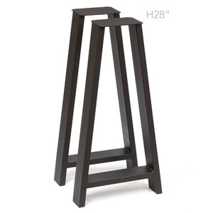 H 28 inch, A-Shaped Entryway Console table legs, 1 Pair #W5044B