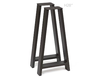 H 28 inch, A-Shaped Entryway Console table legs, 1 Pair #W5044B