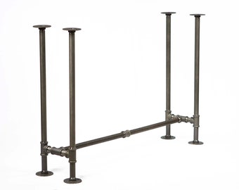 H28" x W11", Pipe Table Legs for Console or Sofa Table, #BKH1128C