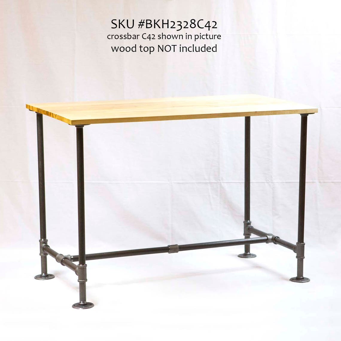 H28 BKH2328C Pipe Legs KIT With Cross Bar for Desk Etsy