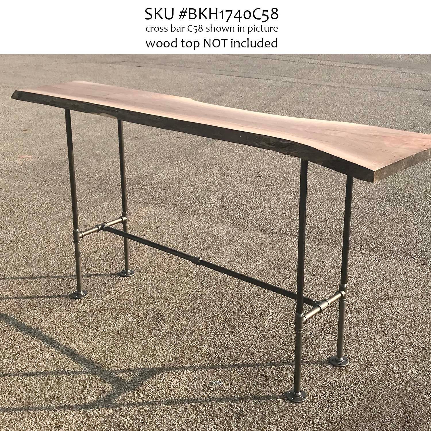 H40 BKH1740C Pipe Legs KIT With Cross Bar for Bar Etsy