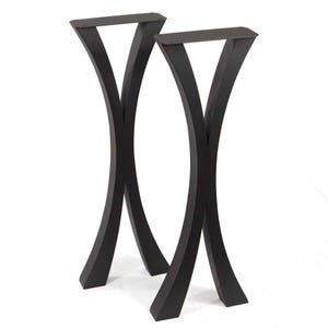 H34&quot; Curve X-Shaped Sofa Table legs, 1 Pair #ST3013M