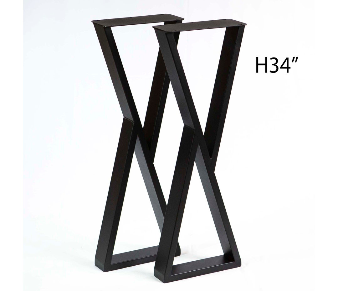 H 34 Inch, Sofa Table Legs, Z Shape, 1 Pair, SS370 - Etsy