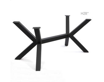 H28“ Spider Shaped Dining Table Base w/Stretcher, #SS030