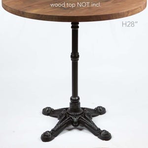 H 28 inch, Cast Iron Table Base #JK3063