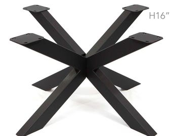 H16" Extra Wide Starburst Round Coffee Table Base #ST2625