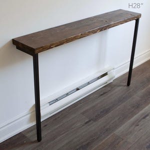H 28 inch, Entryway Console Table Legs with Wall Mounting Brackets, 1 Set #SS01828