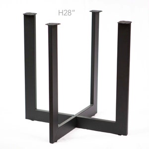 H 28 inch, Table Base for Round or Square Dining Table, 1 Set, #SS1411