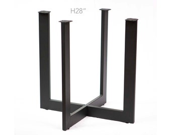 H 28 inch, Table Base for Round or Square Dining Table, 1 Set, #SS1411