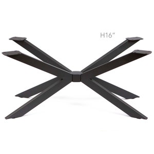 H 16 inch Butterfly Shape Coffee Table Base, 1 Set, #SS1520