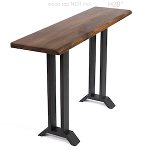 H28&quot; Pagoda Shaped Entryway Console Table Legs, 1 Pair #ST3130