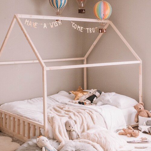 Montessori Floor Bed Bed Kids Montessori Bed Toddler Floor Bed Etsy