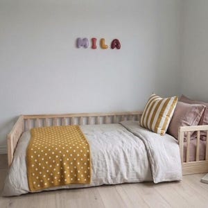 Custom Bubble Letters Name Sign Nursery Decor Baby Shower Gift image 12