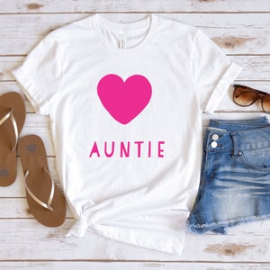 Auntie Shirt, Gift For Auntie, Mother&#39;s Day Gift,Aunt Gift,Aunt Shirt,Gift for Sister, Pregnancy Announcement Shirt,Auntie Squad Shirt