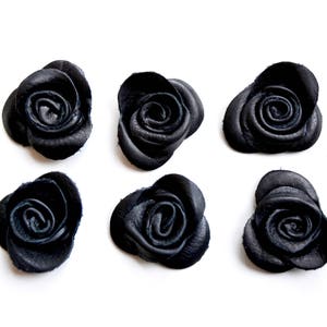 medium rose leather flower