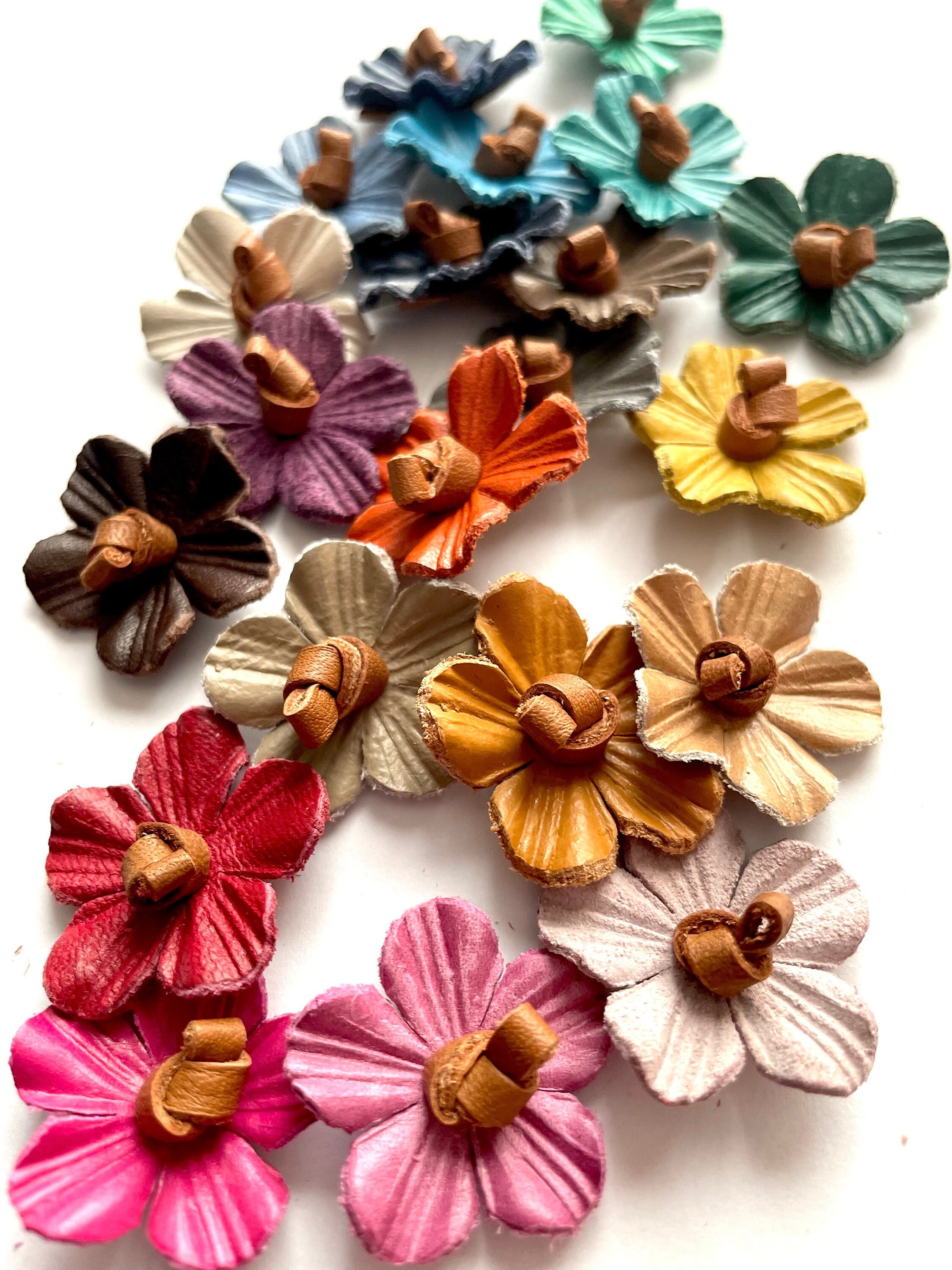 Amulette Romaine 30X 15mm Antique Beauty Bohemian Flower Fast Rivet Leather Craft Stud Decorative Rivets à Poser Sur Tissus - Foto 11