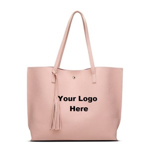 Your Logo Personalized Embroidered Tote Bags image 1
