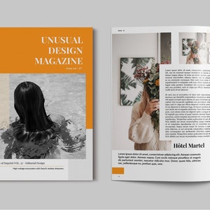 InDesign Magazine Template: Photography Portfolio, Brochure (A4 & US Letter)
