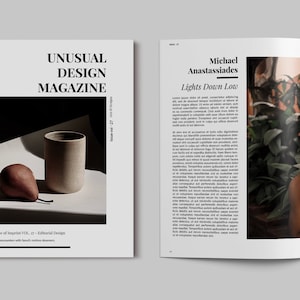 Multipurpose Magazine Template: InDesign Photography Portfolio (A4 & US Letter)