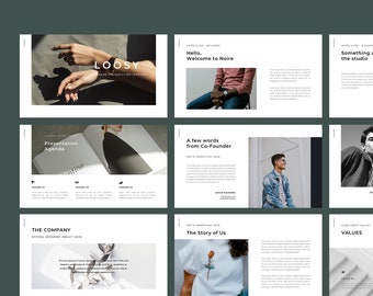 Creative and Modern Business Keynote Presentation Template