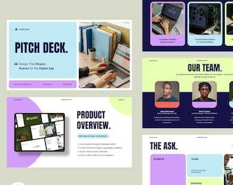 Simple & Modern Pitch Deck PowerPoint Presentation Template