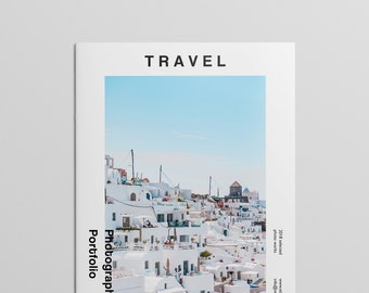 Photography Portfolio Template: Modern InDesign Brochure (Instant Download)