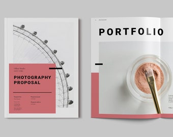 Photography Proposal Template - Creative Proposal - Business Proposal - Indesign Template