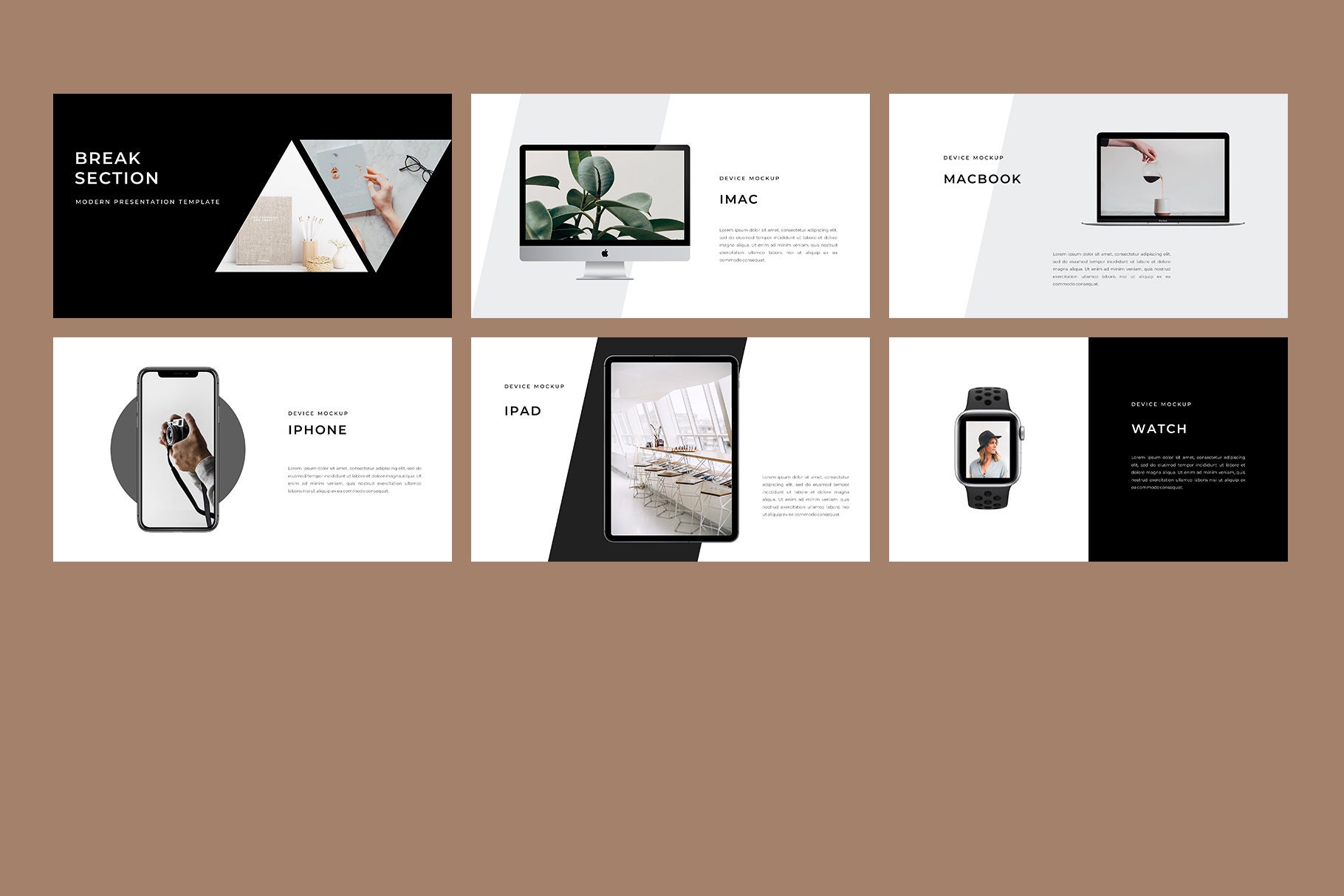 Creative and Modern Business Keynote Presentation Template - Etsy