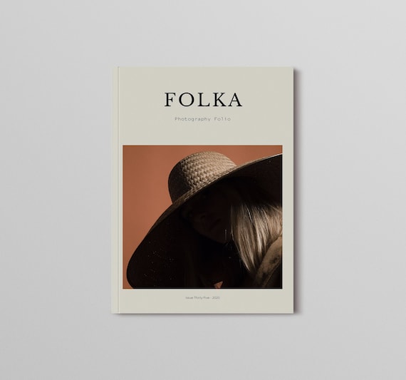 Photography Portfolio InDesign Template: Modern Brochure (Instant Download)