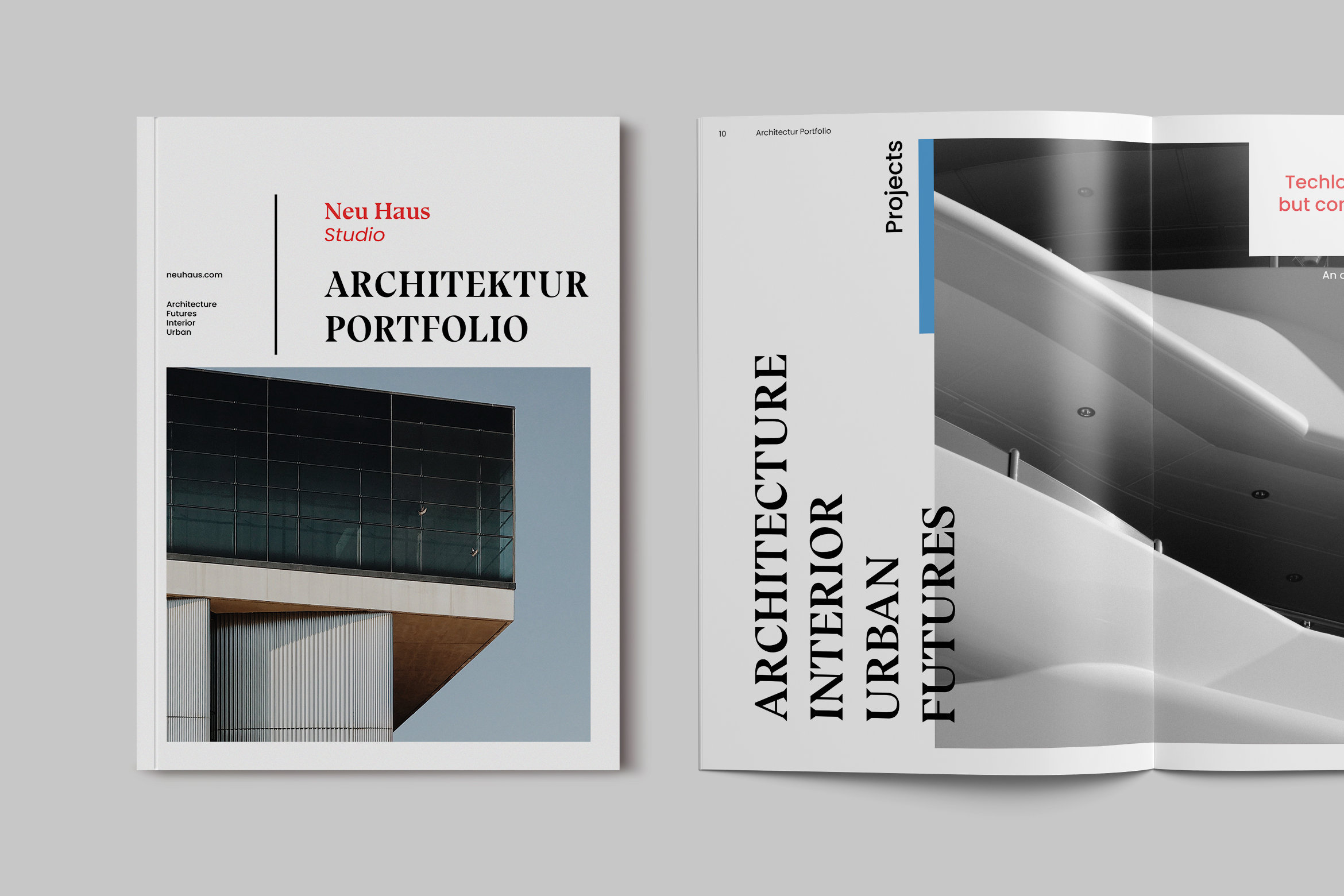 Architecture Portfolio Template - Architecture Brochure - Photography Portfolio - Photo Album - InDesign Template