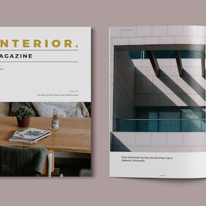 Interior / Furniture Magazine Template - Interior Magazine - Furniture Magazine - Indesign