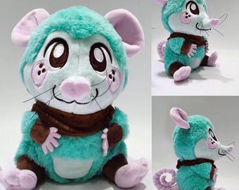 Muñecos de peluche y dijes de unicornio de zarigüeya Mint Chip Awsum Pawsums
