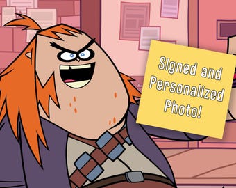 Autógrafo de Alexander Polinsky, actor de voz de Teen Titans Go! Control Freak - Personalización disponible