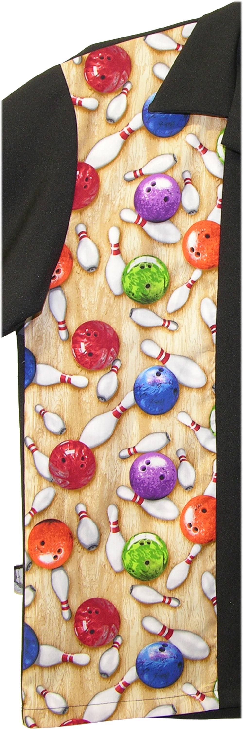 Kids Bowling Shirt - Free Shipping - Bowling Balls and Bowling Pins Design