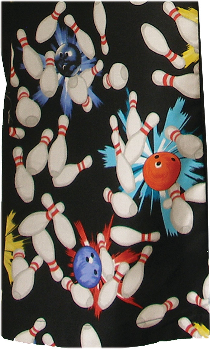 Kids Bowling Shirts - Free Shipping - Retro Style - Flying Pins Design