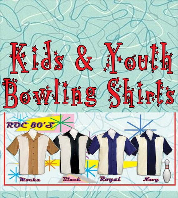 Kids Bowling Shirts Free Shipping - Etsy UK