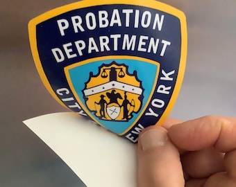 BADGE INSIGNA PLACCA POLIZIA DI NEW YORK NYPD DA CAMICIA MADE IN Usa Americanaba - Foto 3