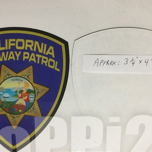 CA CHIPS CHP (1) Highway Patrol Police (Inside Window Faces Outside) Decal Sticker (others available, see listings).
