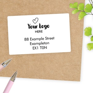 Custom Logo Address Stickers: Eco Friendly Return Labels