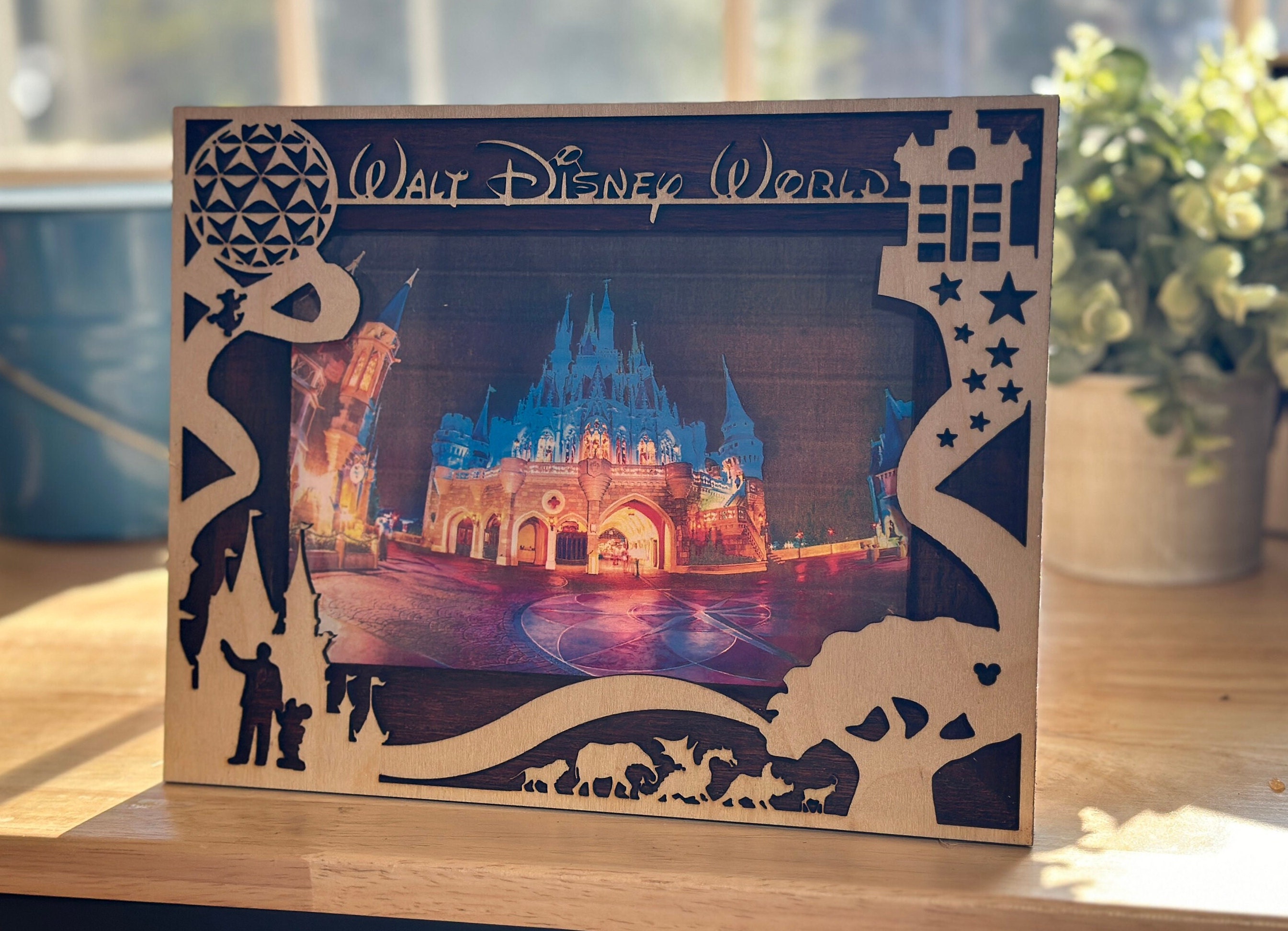 ポスター Disney character photo frame Disney Picture Frame - Walt