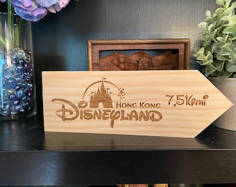 Custom sign to Disneyland Hong Kong