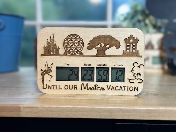Countdown Clock for Your Next Disney Trip CUSTOMIZED - Etsy