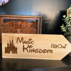 Custom sign to Disney&#39;s Magic Kingdom