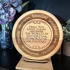 8 inch welcome plaque CLEARANCE  - item 004