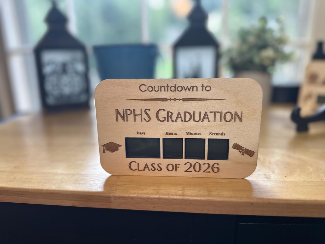Graduation Countdown Clock - Etsy